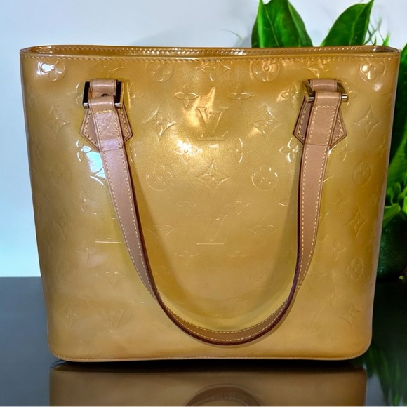 Louis Vuitton Monogram Noisette Vernis Houston Tote & Box with COA - Picture 4 of 17